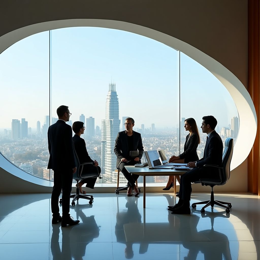 Equipo de FinanzAr en oficina